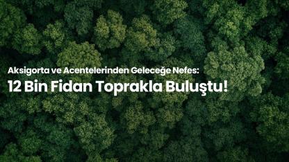 12 Bin Fidanı Toprakla Buluşturdu!