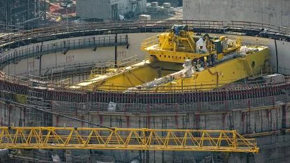 Akkuyu NGS’nin ikinci güç ünitesinde kutup vinci kuruldu