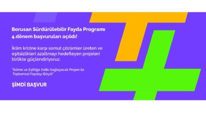 Borusan Fayda Programı PARA ödüllü ''Konu İKLİM kriziyle mücadele