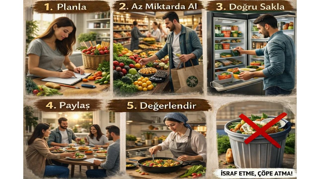 İsrafı önlemek için 5 adım 'Sıfır Atık Türkiye' hazırladı
