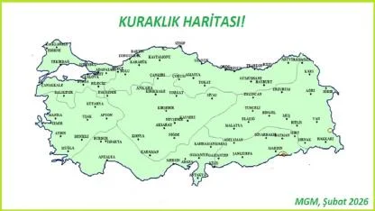 Kuraklık Haritaları YÜZ Güldürüyor 'Kuraklık nedir?'