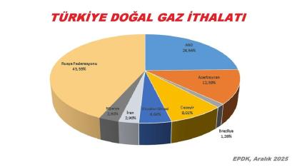 Türkiye DOĞAL GAZI nerden alıyor?