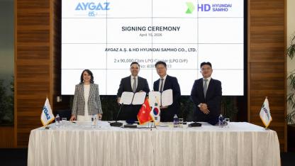 Aygaz ''Hyundai'ye 2 adet yeni LPG gemisi yaptırıyor''
