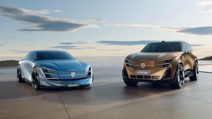 Peugeot 2 YENİ konsept modelini tanıttı 'Elektrikli Gelecek'