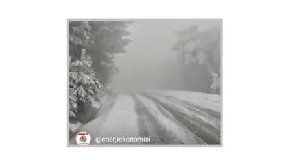 İzmir Kemalpaşa'da KAR yağdı