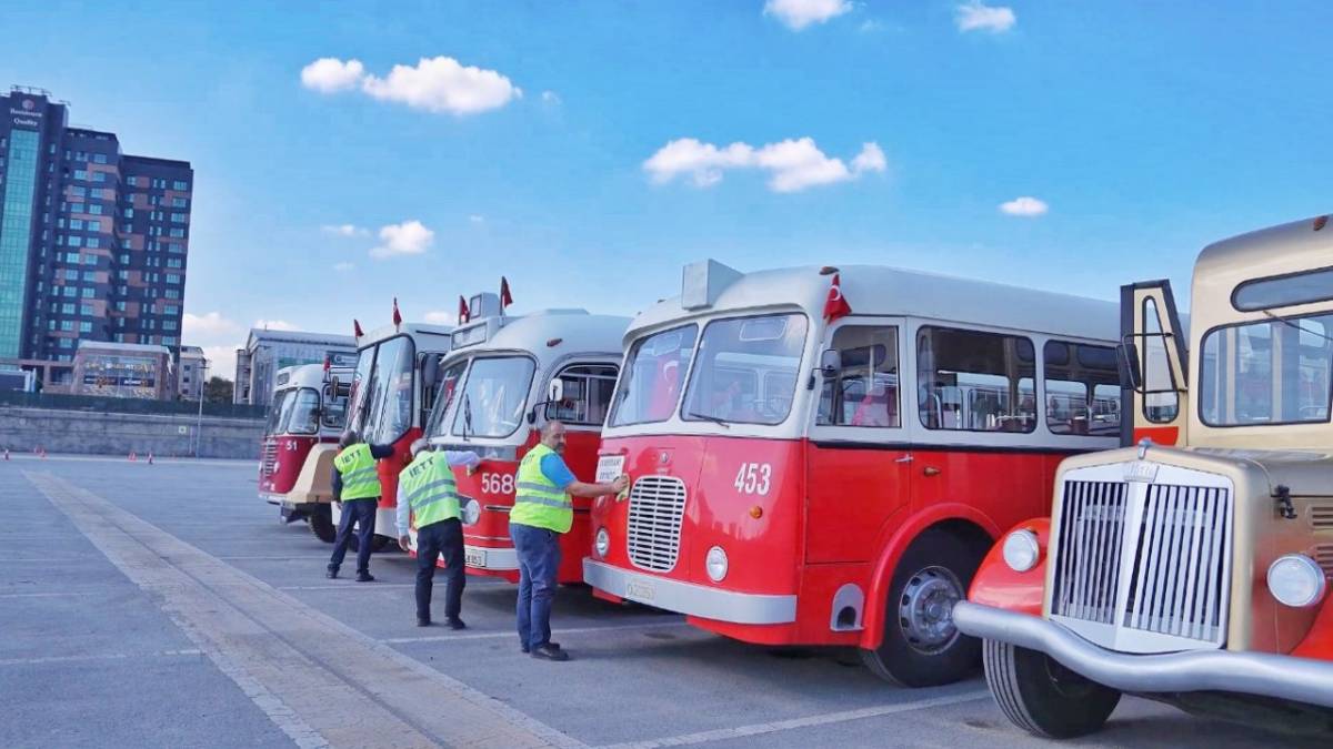 İETT'nin nostaljik araçları 29 Ekim'de özel geçiş yapacak