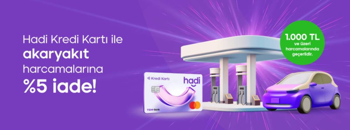 Akaryakıt ve elektrikli şarj istasyonlarında yüzde 5 iade