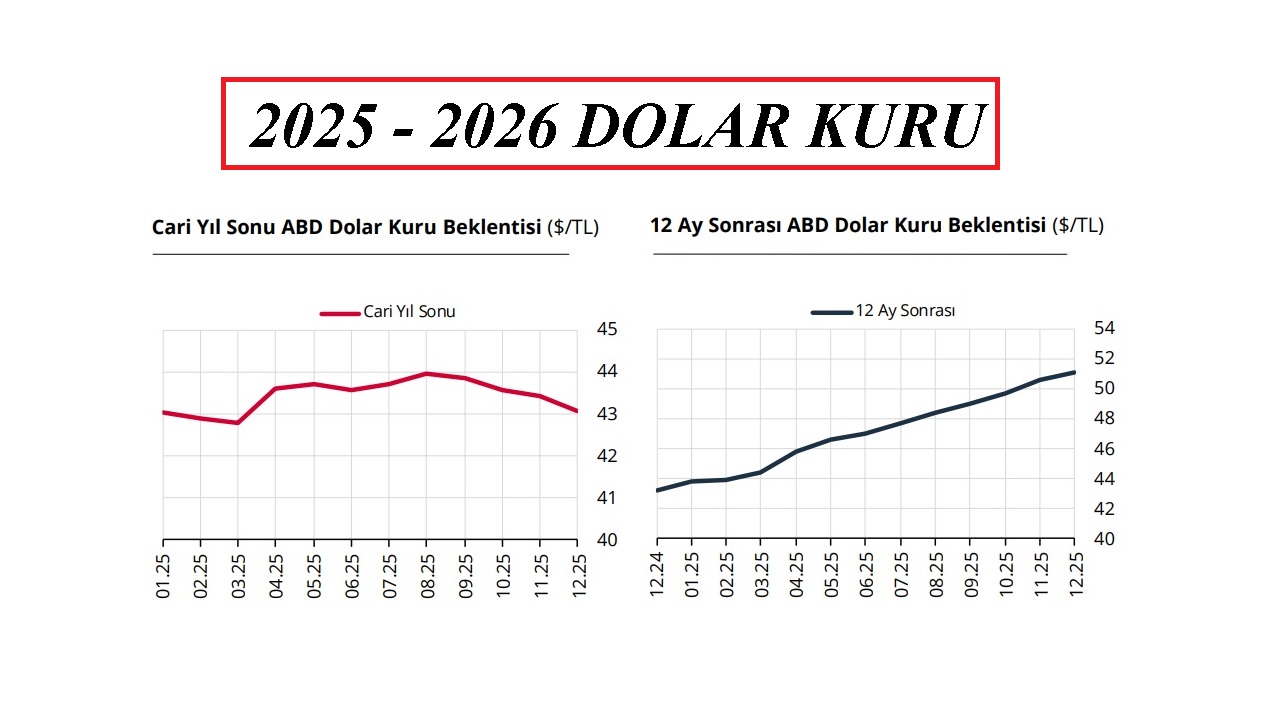2026 da dolar kaç lira olacak?