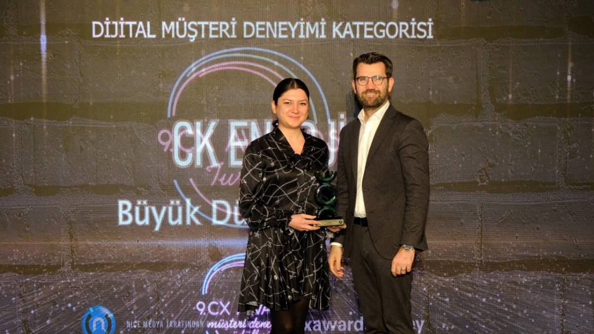 CK Enerji “Büyük Düşünce” ödülü aldı!