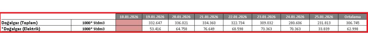 Doğal gaz TÜKETİMİ bir hafta boyunca REKOR kırdı!