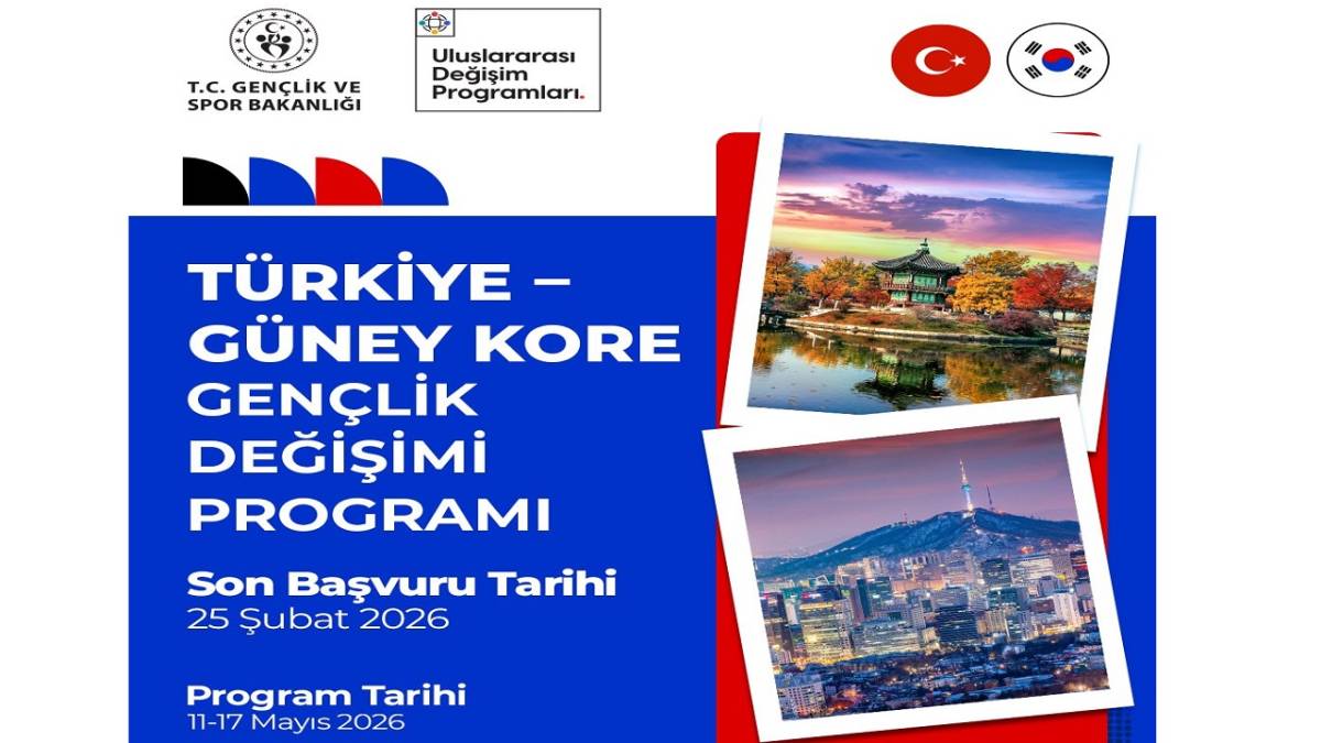 Türkiye – Güney Kore Uluslararası Gençlik Değişimi Programı başvuruları başladı!