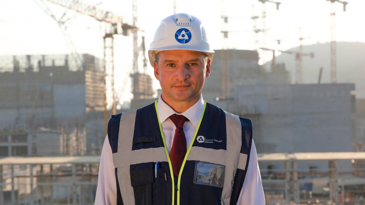 Akkuyu NGS’nin 4. Güç Ünitesi’nde reaktör şaftının kritik yapısal bileşeni monte edildi