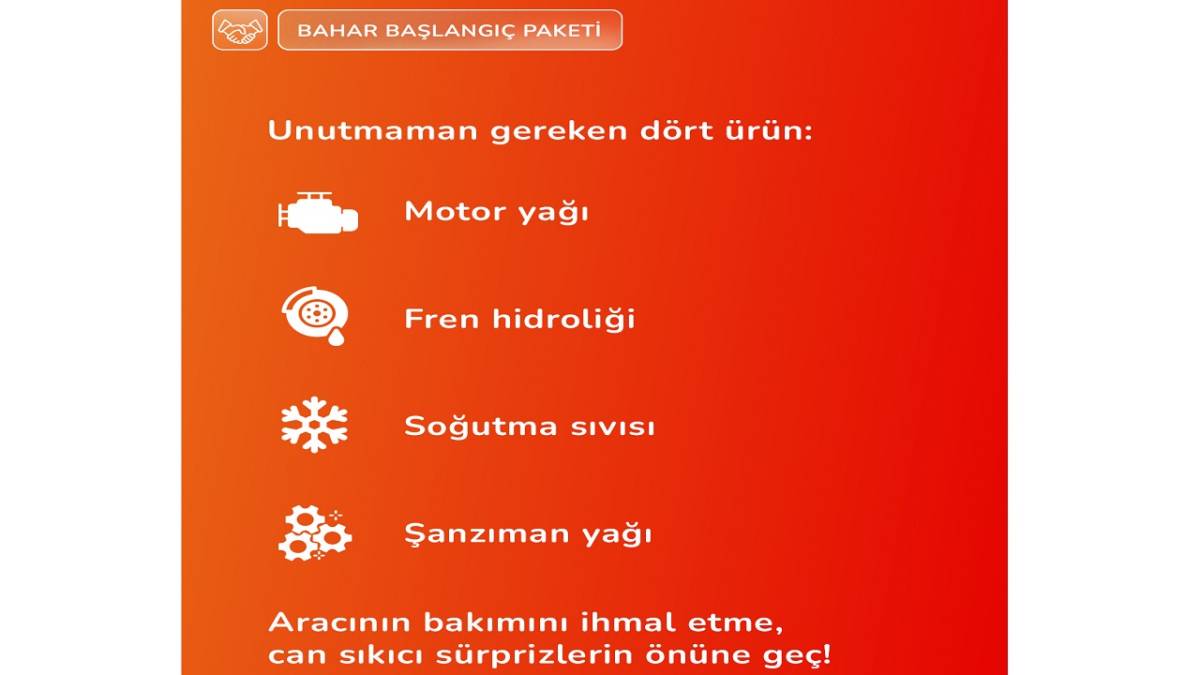Araçlarda BAHAR bakımı nasıl yapılır?