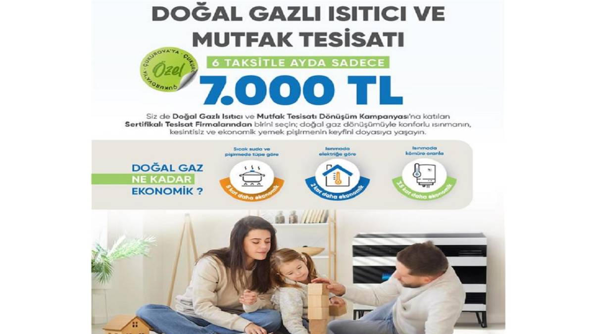 Doğal gazda yeni kampanya başlattı '7.000 TL'