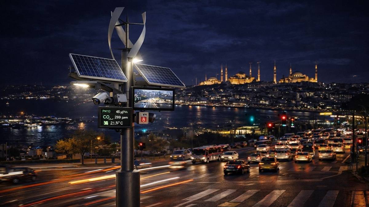 Kazı ve kablo gerektirmeyen 'Akıllı Enerji Direği'