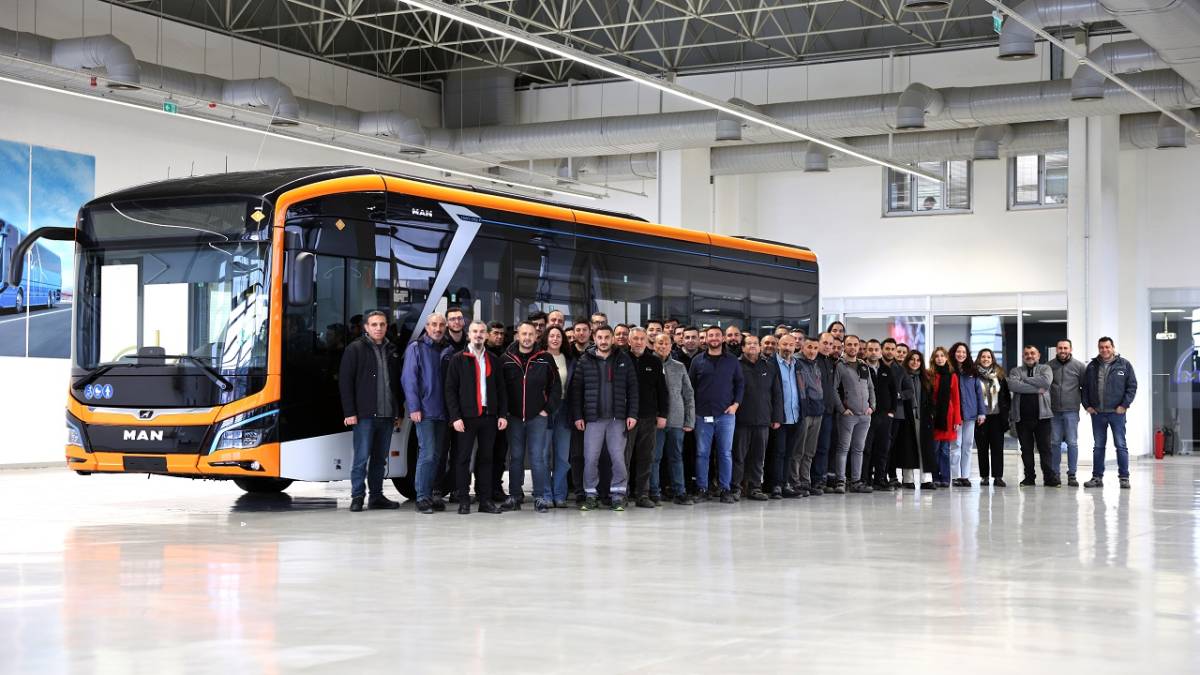 MAN Ankara tamamen ELEKTRİKLİ otobüs SERİ üretimine başladı