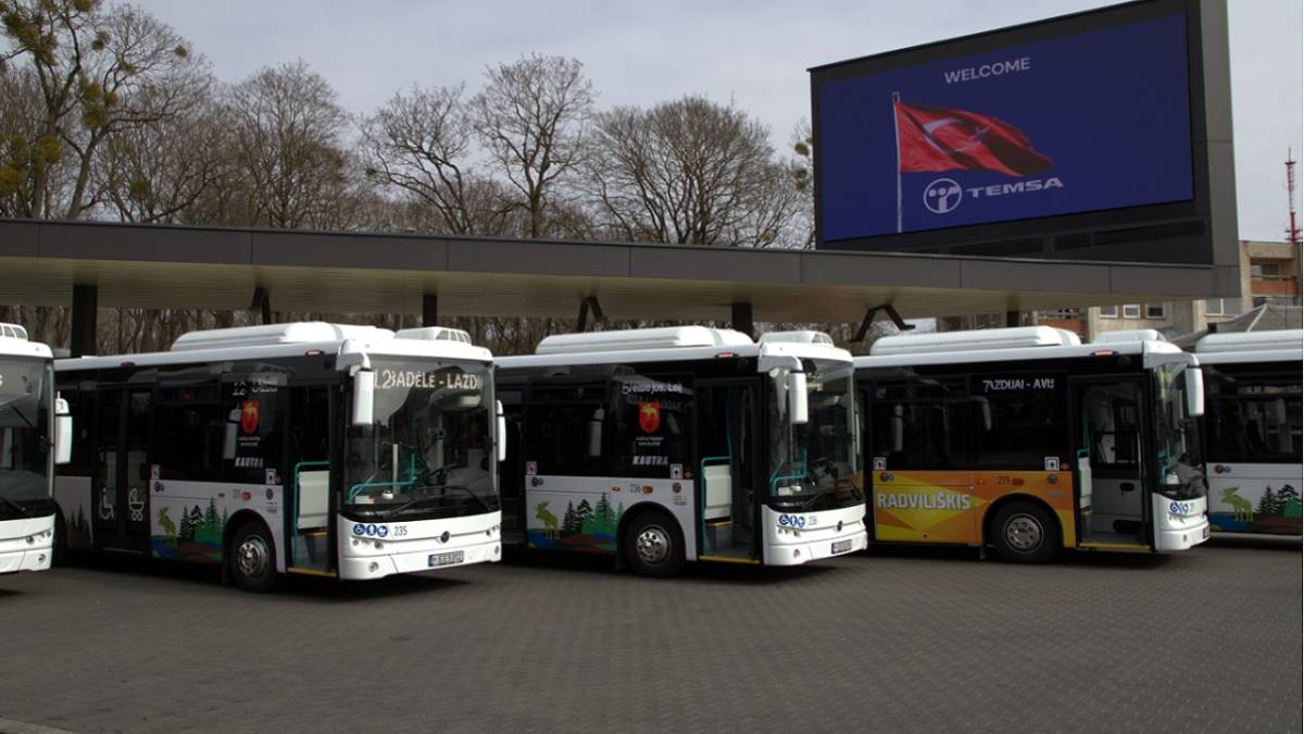 TEMSA’dan Litvanya’ya elektrikli araç teslimatı!