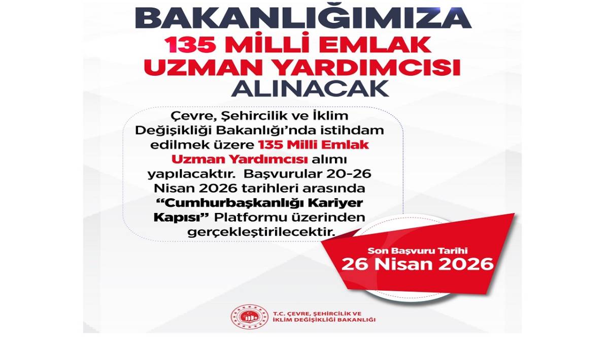 Personel alacak 'Çevre, Şehircilik ve İklim Değişikliği Bakanlığı'