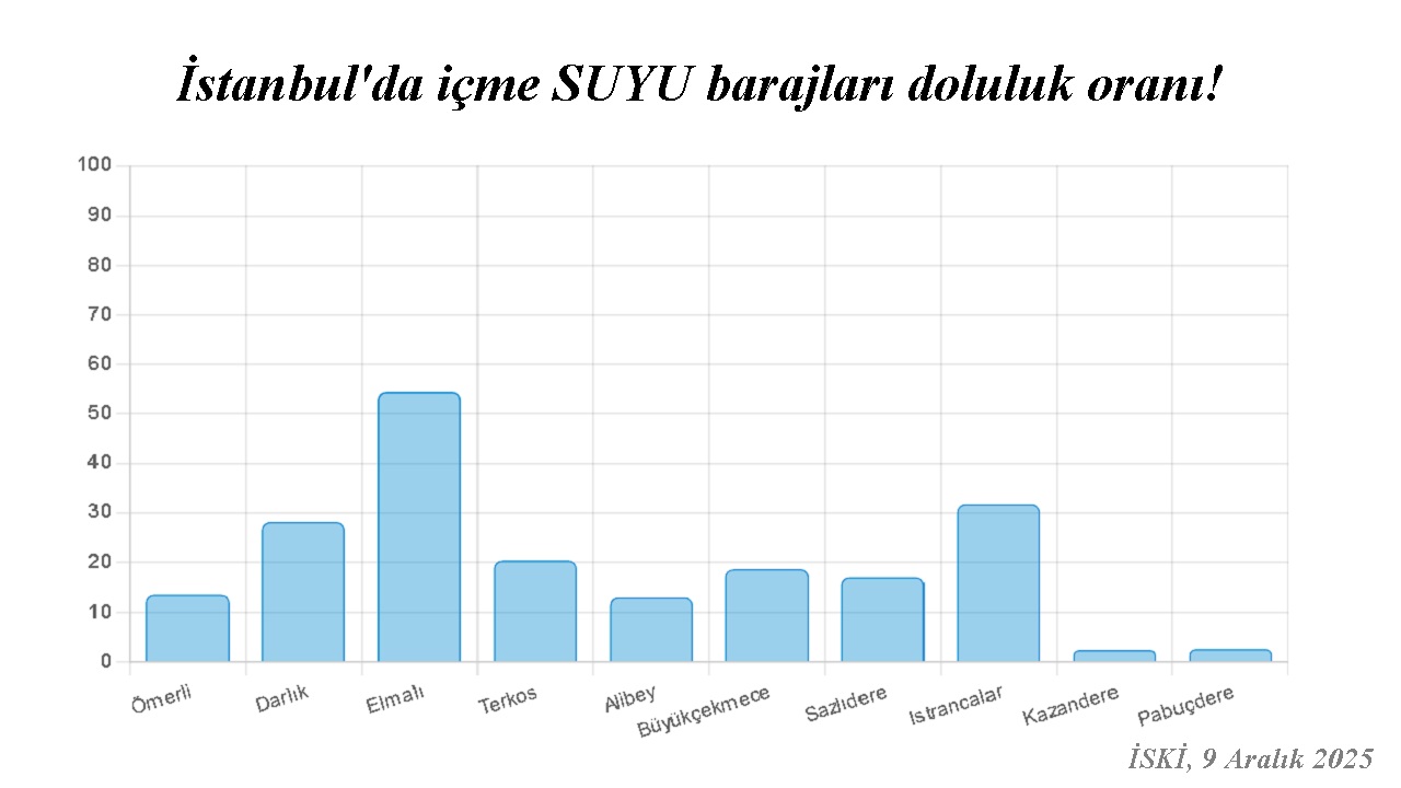 Barajlara gelen su miktarı 'HES barajların su durumu'