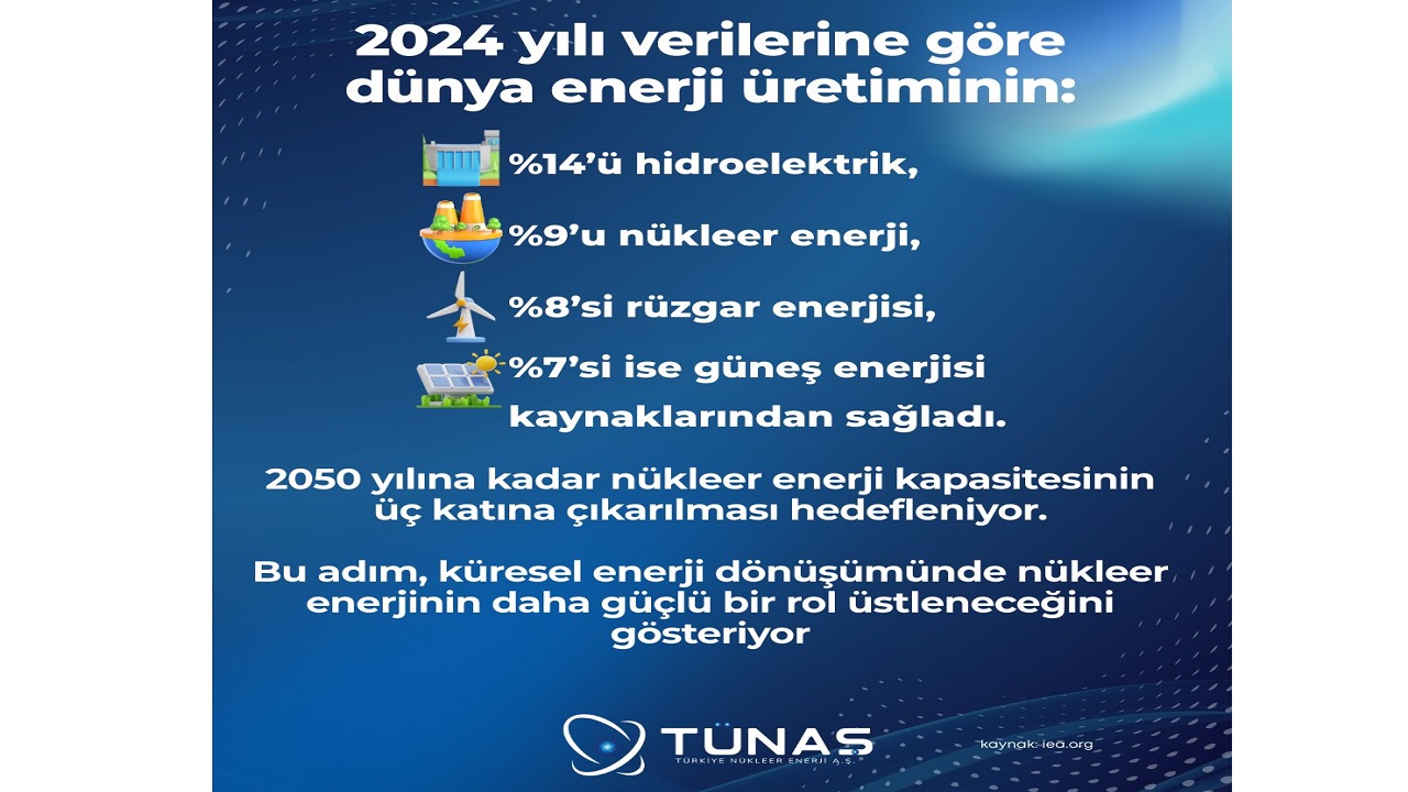 Kaynaklara göre dünya elektrik üretimi