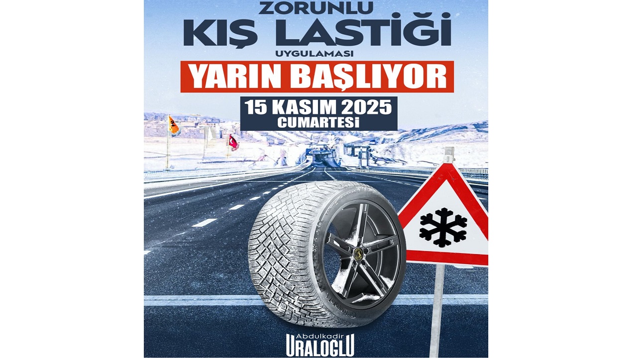 İstanbul için Zorunlu KIŞ Lastiği uygulaması başladı