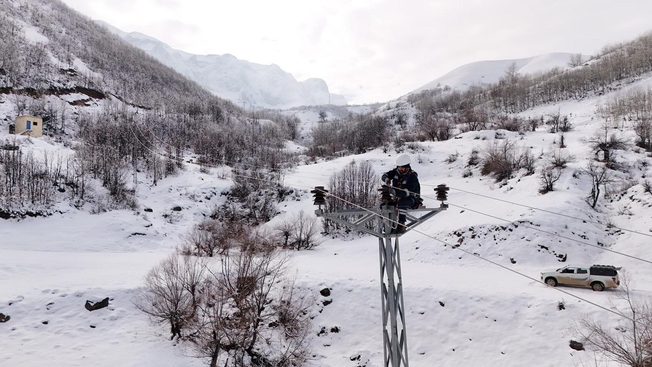 Tunceli'de KIŞ 'Fırat EDAŞ ekipleri sahada'
