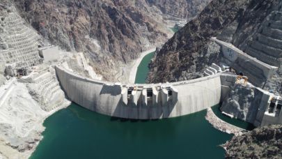 Avrupa’nın en yüksek beton kemer barajı Türkiye'de